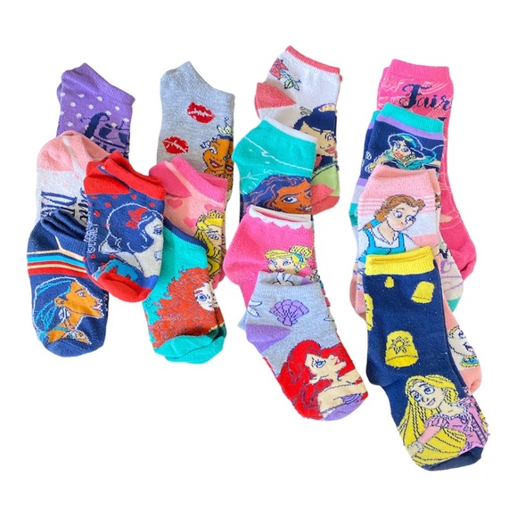 Disney Accessories Disney Princess Socks Kids Toddler Small Sizes